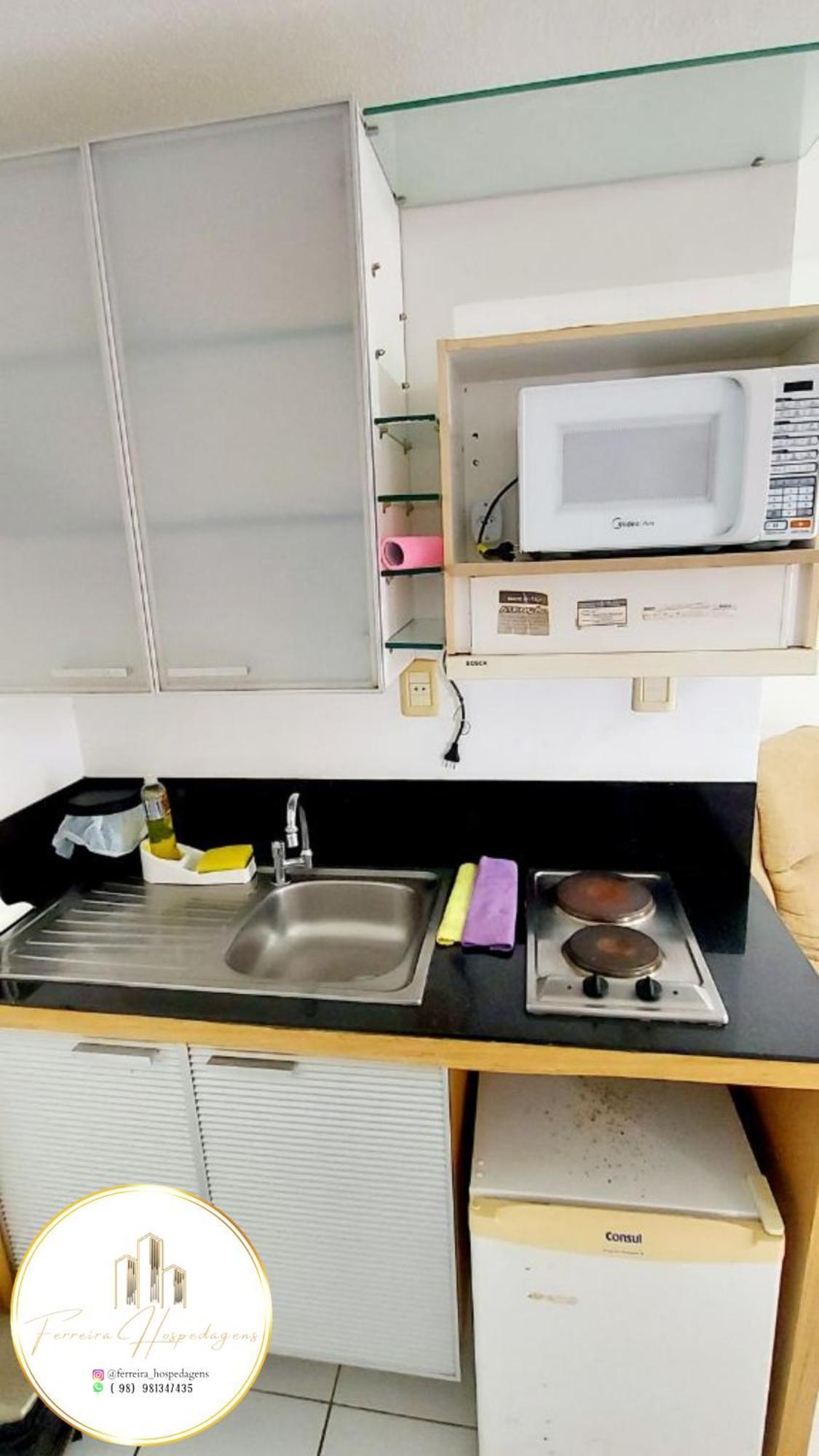 São Luís American Flat - Ponta D'Areia - Ferreira Hospedagens الغرفة الصورة